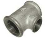 تي قطة حديد مجلفن رويال منقص UL/FM 1/2"×1"