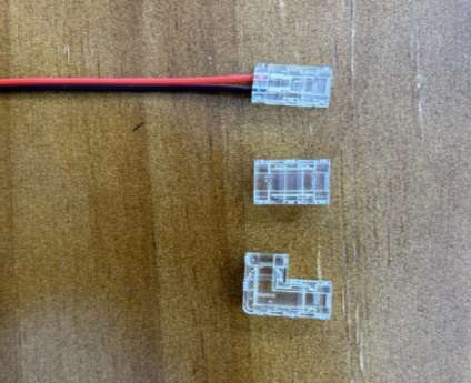 [20035] وصلة حبل ليد تلزيق 8 ملم سلك