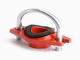 [055-2342] مرابط سن تفرع ميكانيكال حديد أحمر UL/FM 1.5"×1"